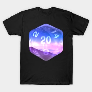 Nat20 Purple Mountains Blue Sky T-Shirt